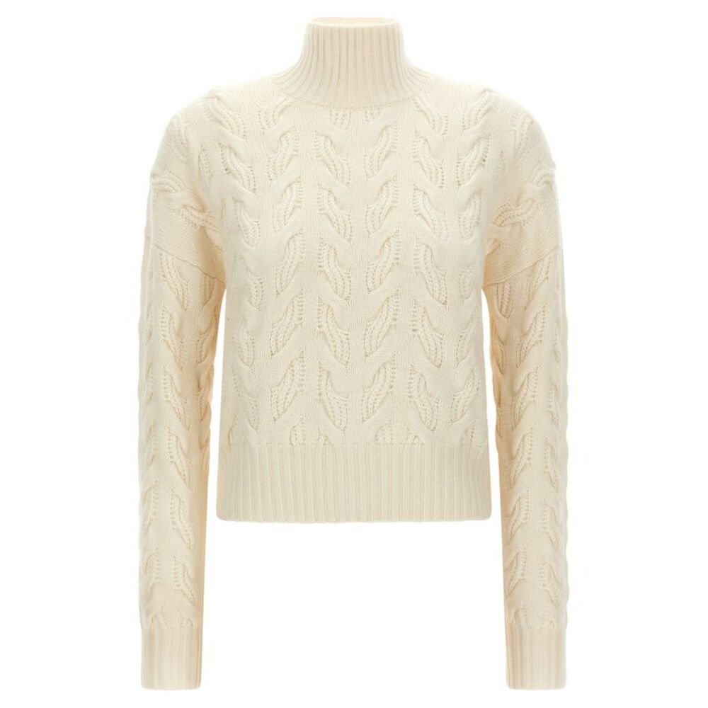 Max Mara White Wool Women's Cardigan